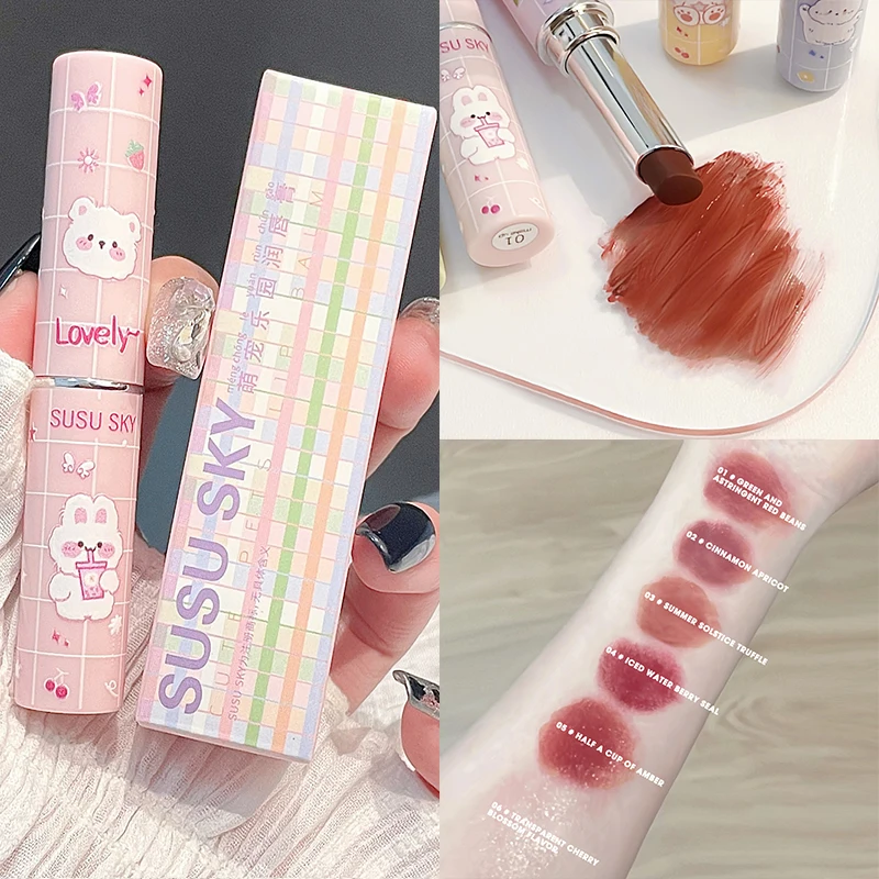 

Water Mirror Lip Glaze Lipstick Waterproof Moisturizing Nutritious Lips Balm Long Lasting Non-stick Cup Lip Skin Care Comestics