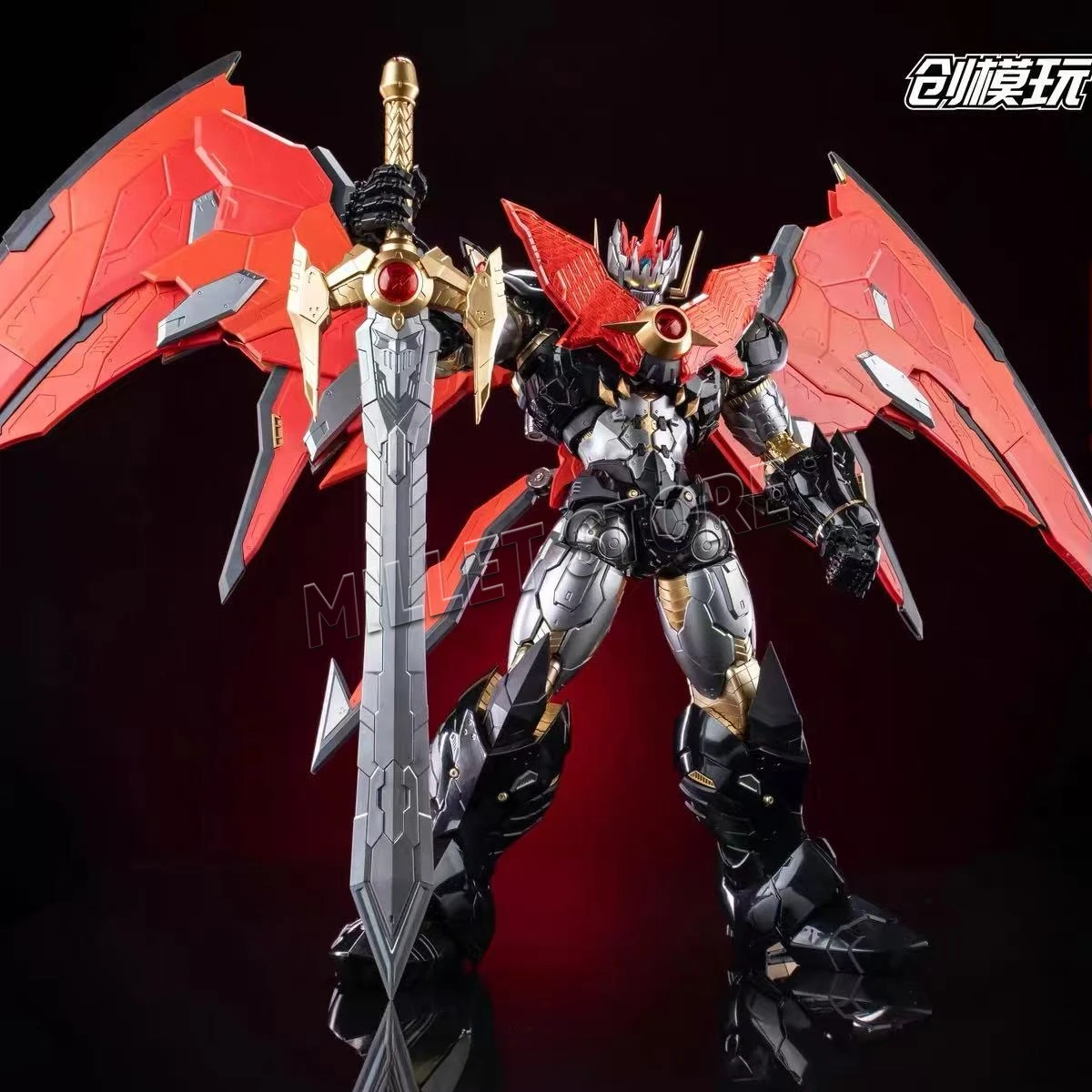 Фото Конструктор Chuang Mo Wan: Комбинированный робот-модель Mazinger Steel Jeeg - сборная рама, оригинальный китайский набор для сборки фигурки №2