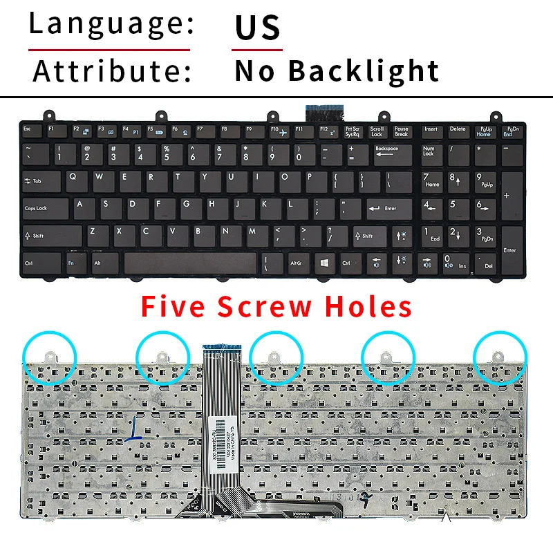 Русская клавиатура для ноутбука Msi GE70 GT60 GT70 GX60 GX70 GE60