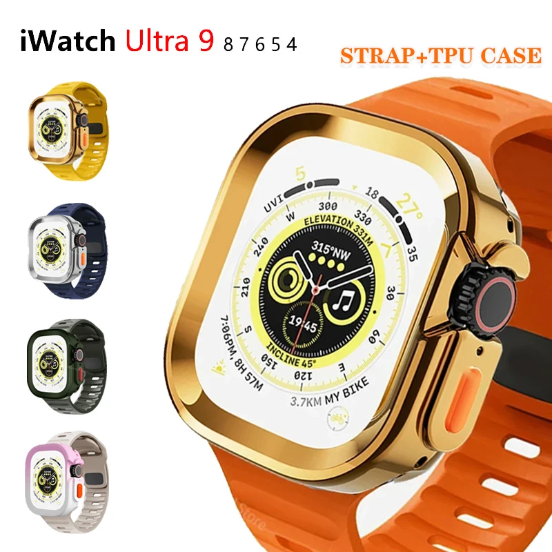 Чехол из ТПУ для iWatch 8 7 9 45 мм 41 44 40