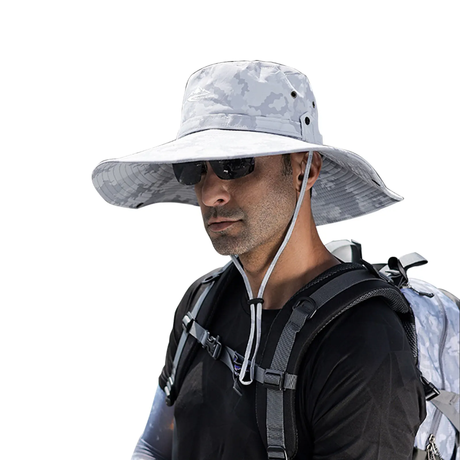 

Bucket Hats Adjustable Head Size Bucket Hat Men For Summer Outdoor Activities Sun Protection UPF50 Protective Mens Fisherman Hat