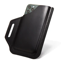 genuine leather phone pouch mens waist packs for 6 7 5inch cellphone loop holster case belt waist bag phone wallet anti theft