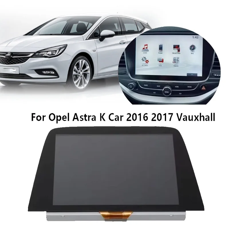 Фото Для Opel Astra K Vauxhall 2016-2017: Автомобильная GPS-навигационная система с 8.0-дюймовым сенсорным ЖК-дисплеем LQ080Y5DZ10 для мультимедиа и развлечений №3