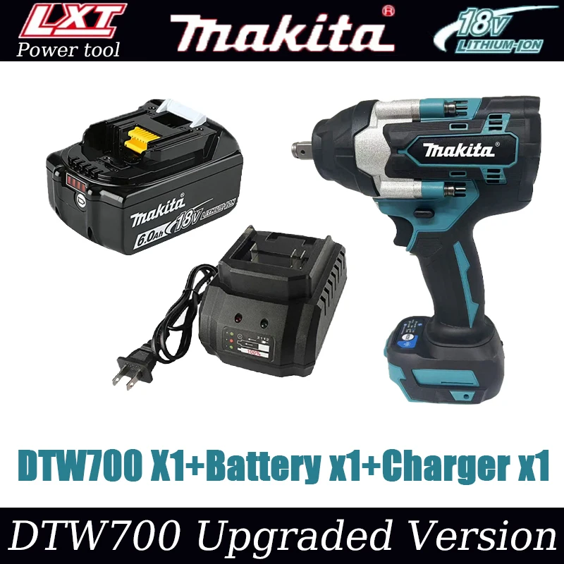 

Makita DTW700PLUS Бесщёточный аккумуляторный гайковерт 18В