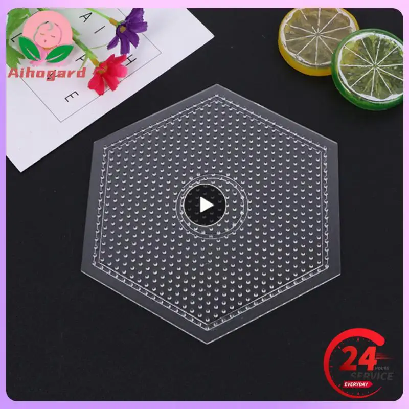 

1~5PCS New 5mm Perler Beads Square Round Hexagon Pegboard 3D Puzzle Juguetes for Hama Bead Educational Toys for Children Jigsaw