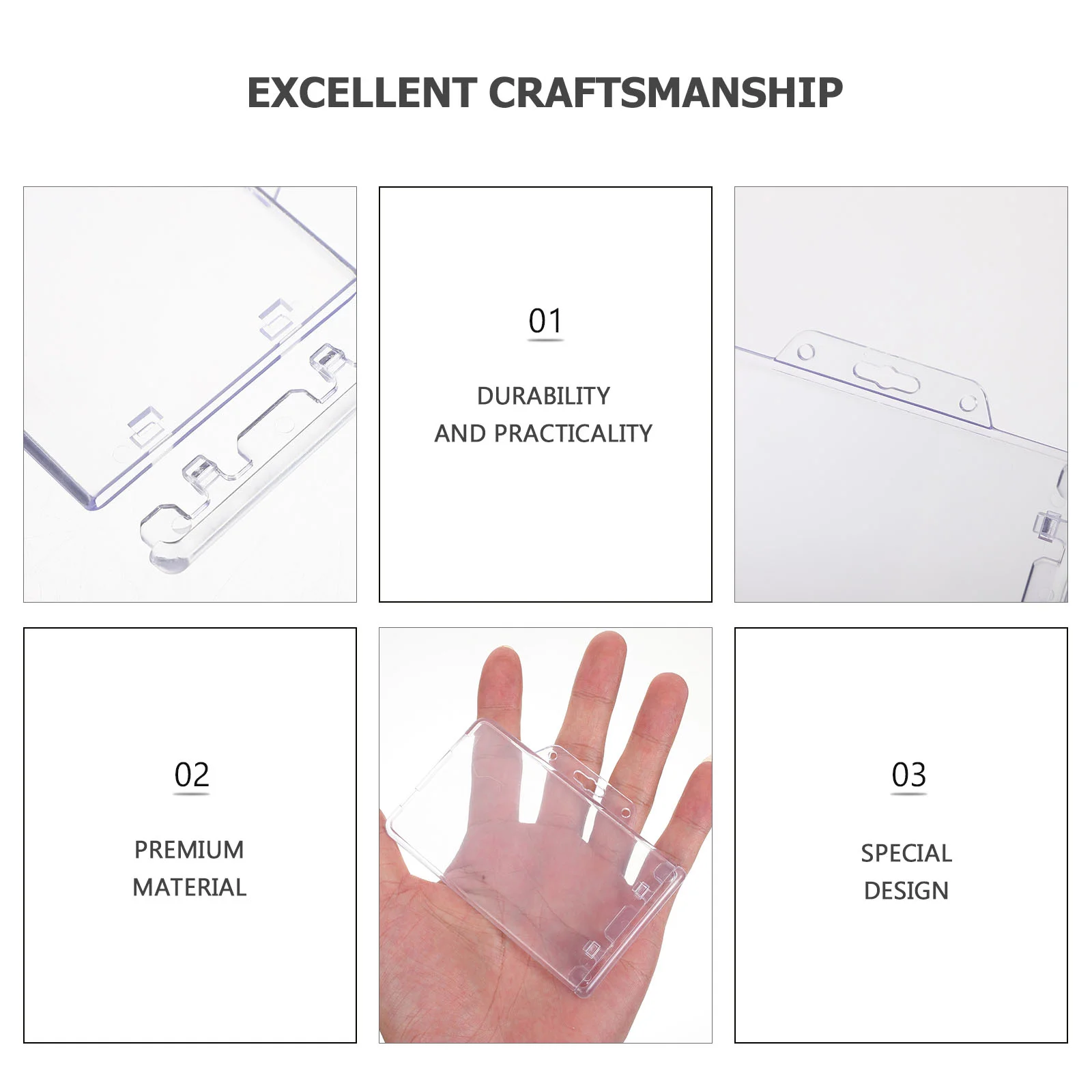 Рисунок 3 - жесткие пластиковые держатели для