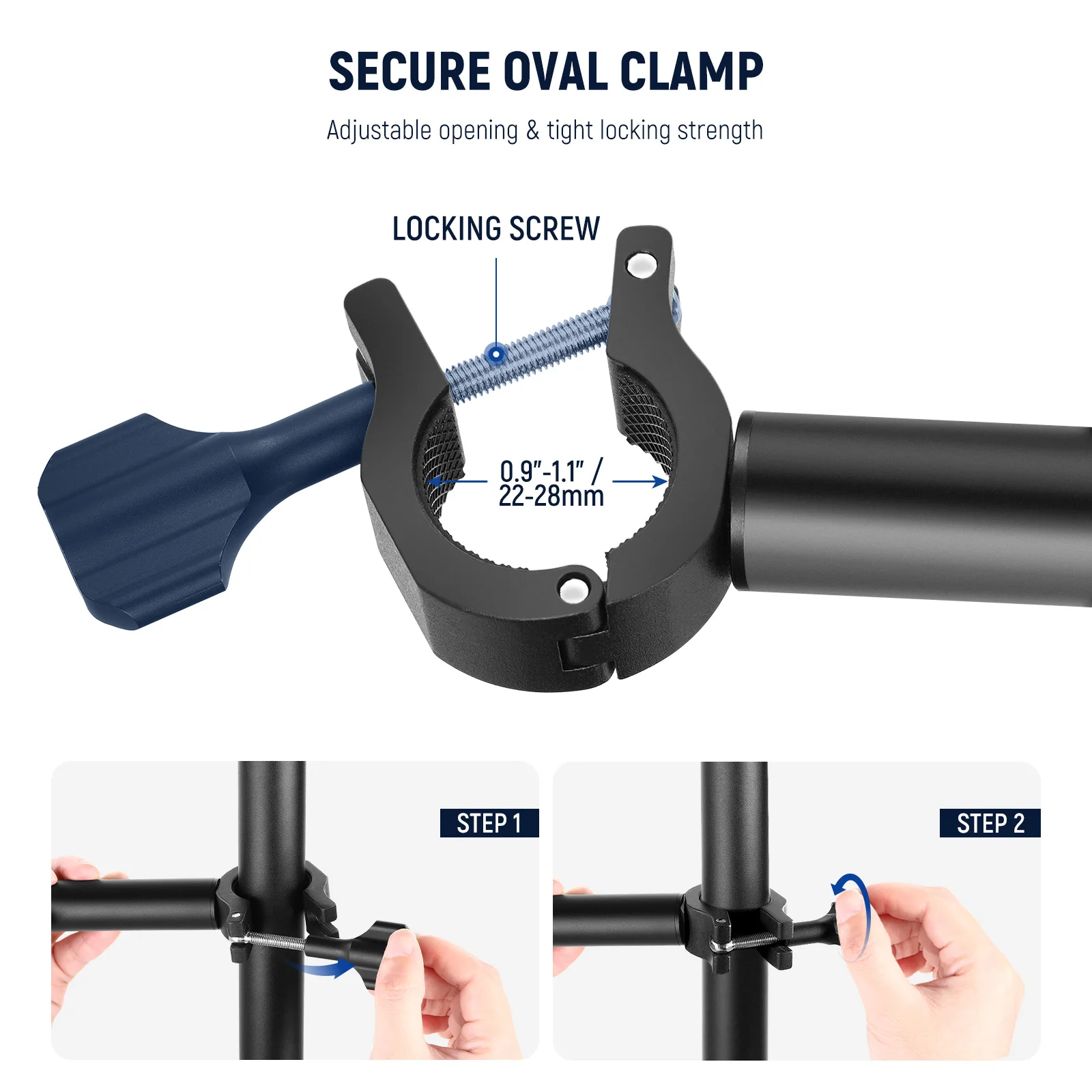 Фото NEEWER DS001 Настольный кронштейн для крепления камеры 11,8-20 дюймов/30-51 см Телескопический удлинитель для настольной подставки №3