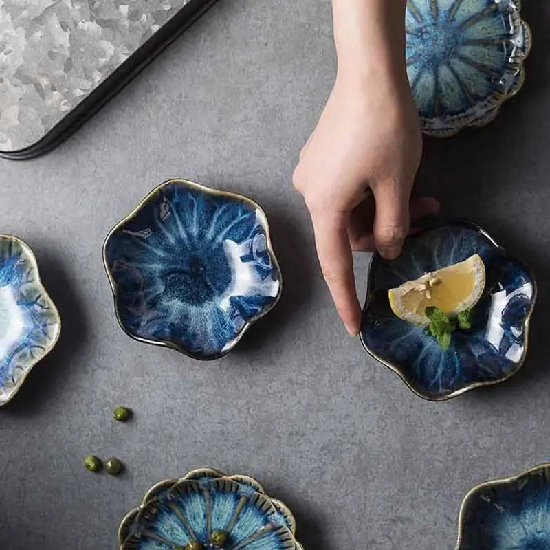 Фарфоровая посуда в стиле ретро поднос для хранения керамических украшений с