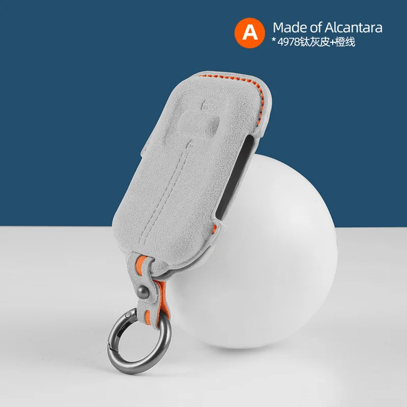

Для Zeekr 001 9X2026 Замшевый смарт-ключа из алькантары с дистанционным управлением без ключа, чехол для брелока