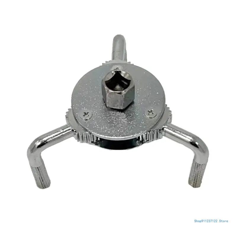 

Adjustable Oil Filter Wrench 3 Jaw Socket Adapter Auto Disassembly Repair Tools