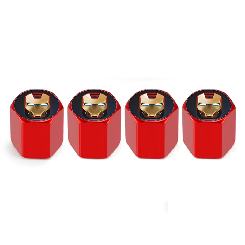 4 шт. Miniso аниме мультфильм Marvel Iron Man универсальные автомобильные колеса колпачки