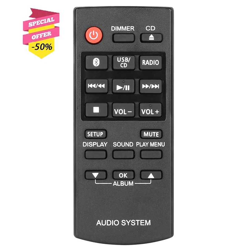 Пульт дистанционного управления N2QAYB000984 для аудиосистемы Panasonic CD SCHC200 Пульт дистанционного управления N2QAYB000984 для аудиосистемы Panasonic CD SCHC200