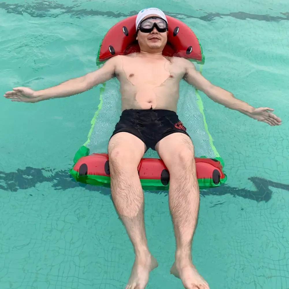 

Sturdy Bright Color Foldable Fruit Shape Summer Water Amusement Floating Lounger Water Hammock Water Supply Accessories