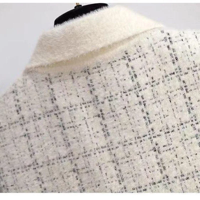 Имитация норки бархатный женский жилет куртка 2024Новый осенне-зимний