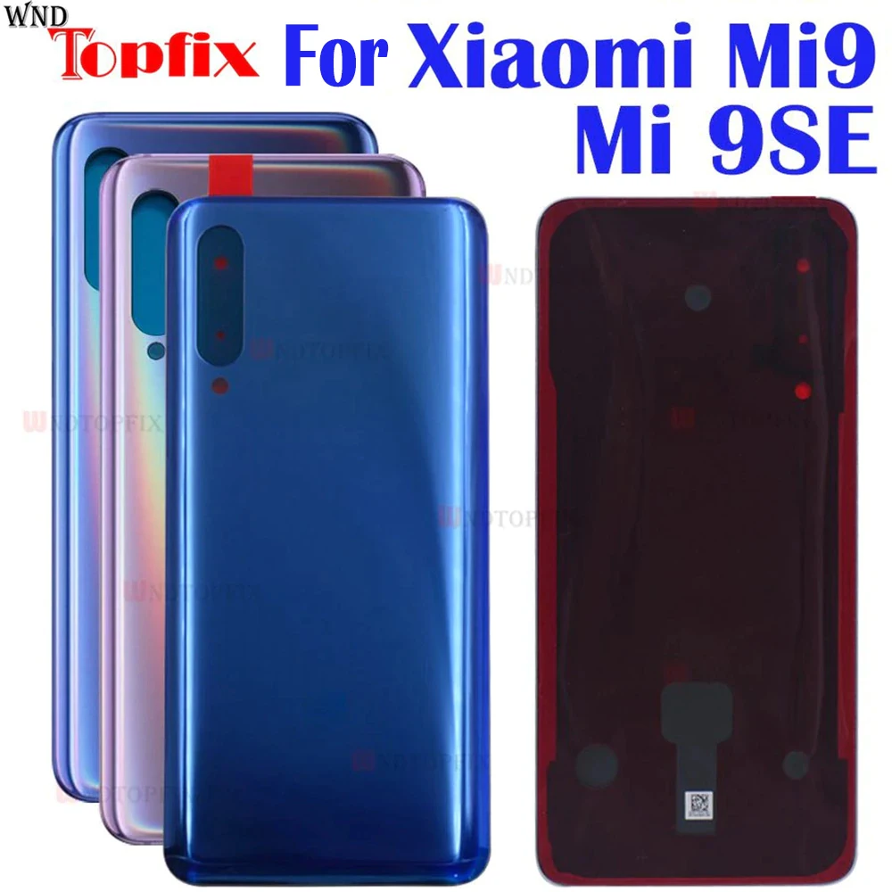 New For Xiaomi Mi 9 Battery Cover For Xiaomi Mi 9 Explore Back Glass Panel Battery Cover For Mi 9 Rear Door Case