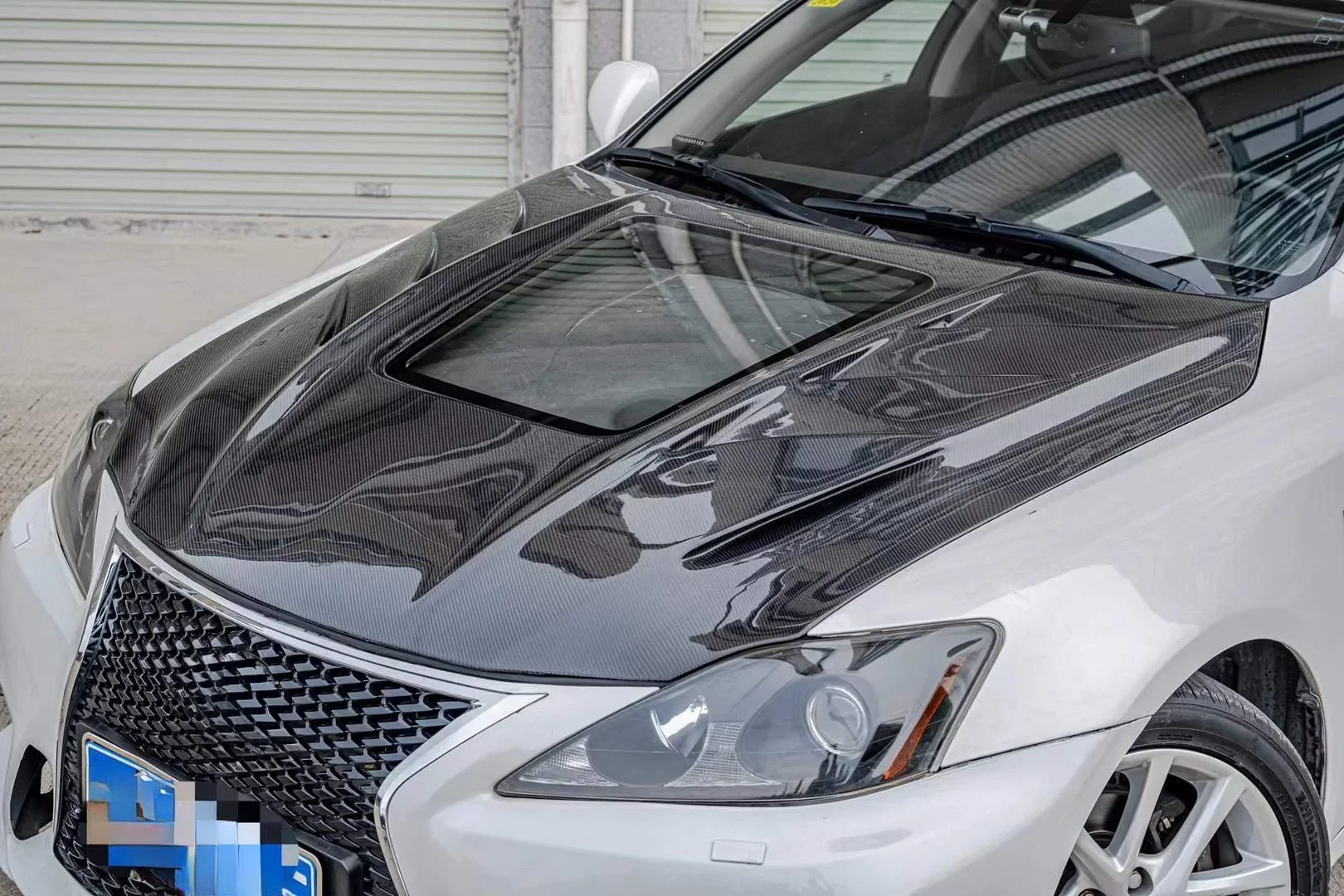 Автомобильные детали капот двигателя из углеродного волокна для Lexus IS IS250 IS300 ISF 2006