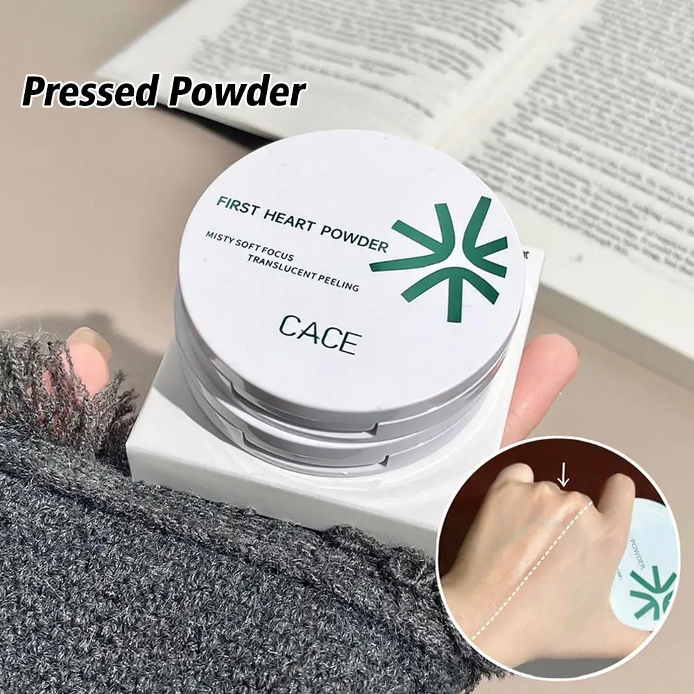 Пудра для лица прозрачная белая матовая компактная