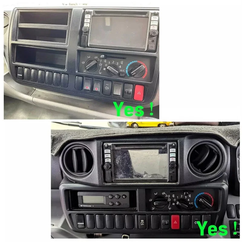 Фото 7 дюймов для грузовика Hino 300 616 617 2006-2014 GPS Автомобильный радиоприемник Беспроводной Apple Carplay Android 15 Мультимедийный плеер Стерео Navi WIFI №2