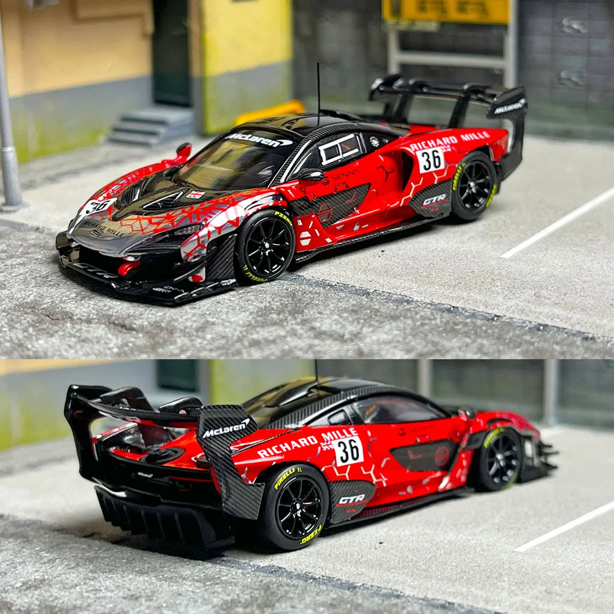 

ЖК-дисплей 1:64 McLaren Senna GTR модель автомобиля