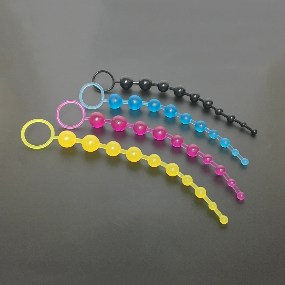 Новинка 2021 анальная пробка из мягкой резины бусины для длинного оргазма