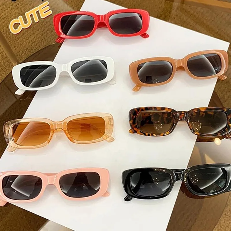 2023 Fashion Brand Kids Sunglasses Child Black Sun Glasses Anti-uv Baby Sun-shading Eyeglasses Girl Boy Sunglass Square Eyeware