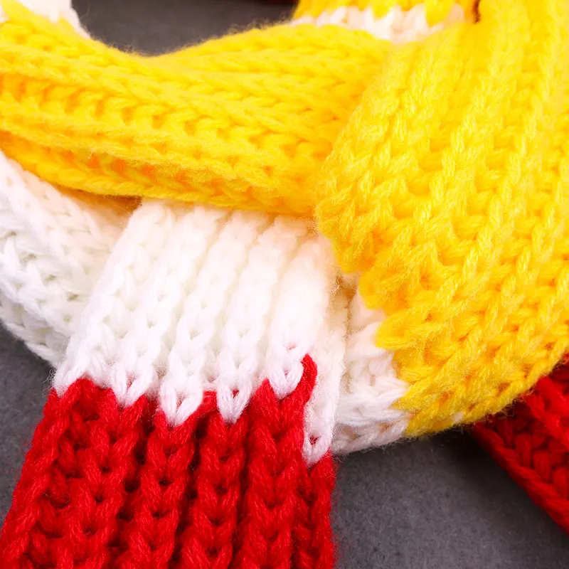 Шарфы детские трикотажные для карнавала зимние теплые