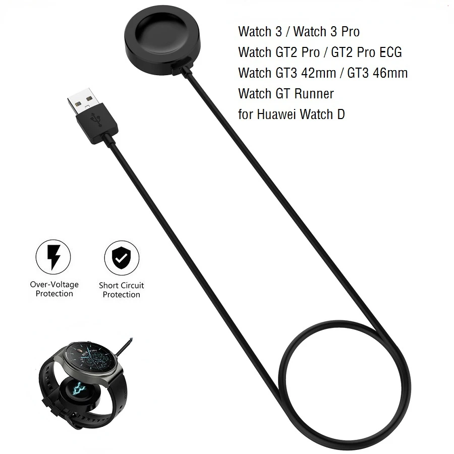 USB-кабель для зарядного устройства Huawei GT Cyber GT3 Pro/GT 2 Runner/Watch 3 4 Pro watch D умная