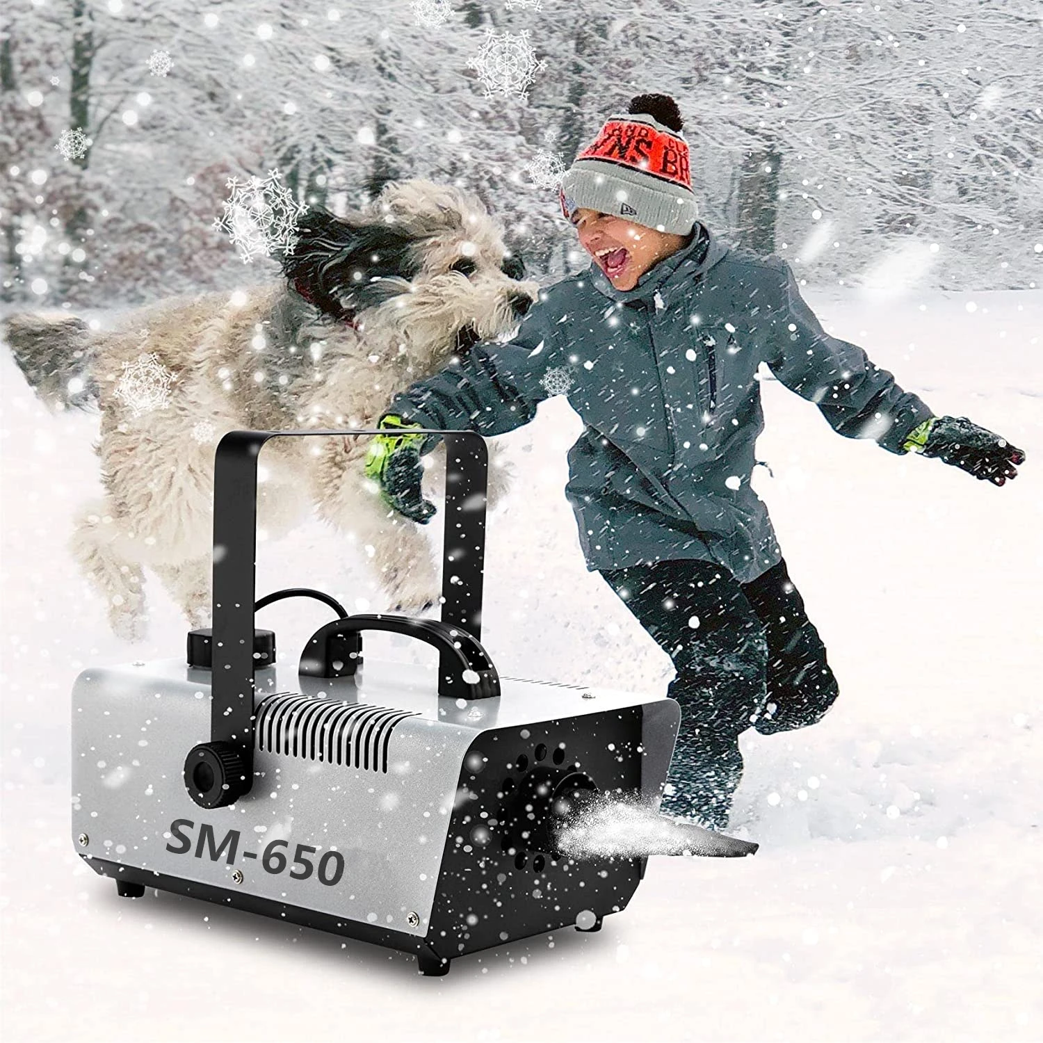 

650W Snow Machine With Wireless Remote Control Great for Kids, Parties, Parades;Snow Maker,High Output Snow Making Machine