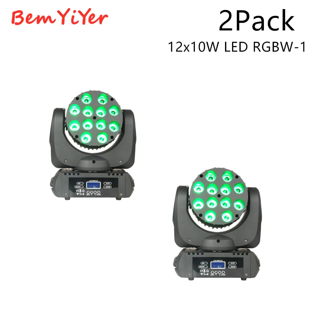 

2pack 12x10W Colors Led Beam Wash moving head light/RGBW-1/DMX/sound/master-slave/auto/dj shows/mobile stages/nightclubs/KTV