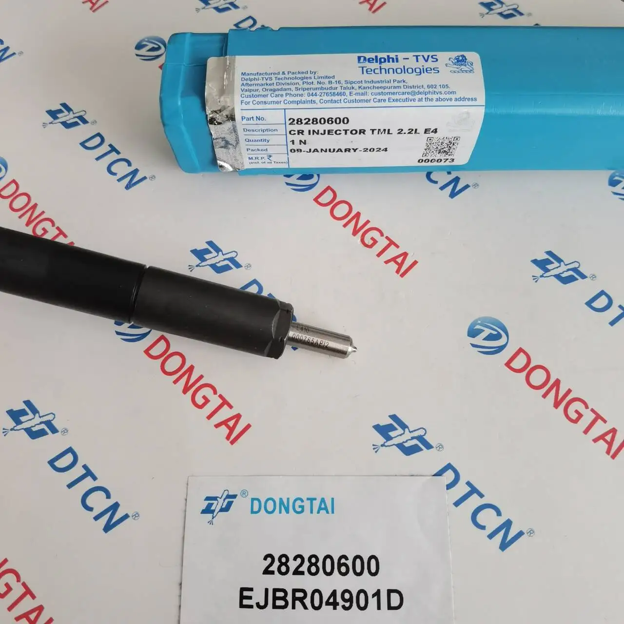 Оригинальная форсунка дизельного топлива Common Rail 28280600 EJBR04901D Для Delphi TATA SAFARI 2.2L