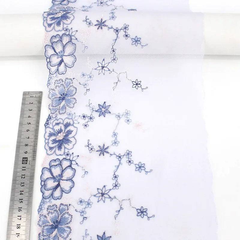 Разнообразные высококачественные Мягкие сетчатые вышитые кружевные ткани DIY