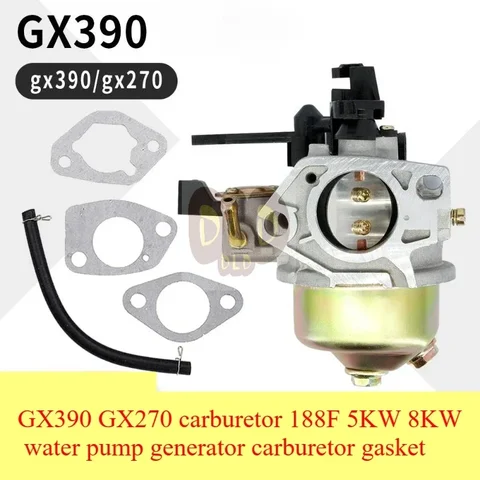 GX390 GX270 карбюратор 188F 5 кВт 8 кВт водяной насос генератор прокладка карбюратора