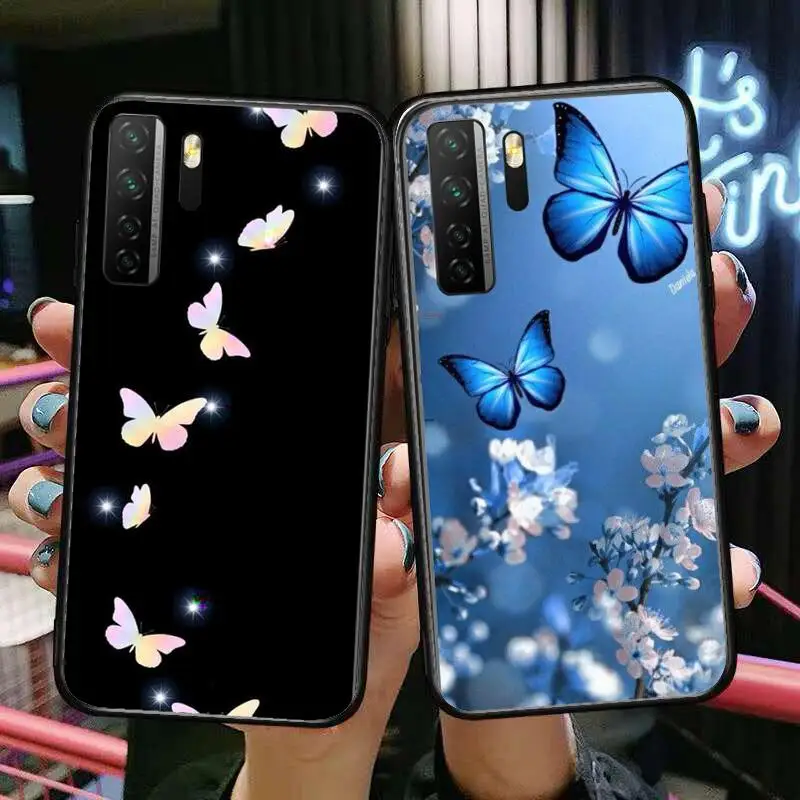 

HD-Butterfly Black Soft Cover The Pooh For Huawei Nova 8 7 6 SE 5T 7i 5i 5Z 5 4 4E 3 3i 3E 2i Pro Phone Case cases