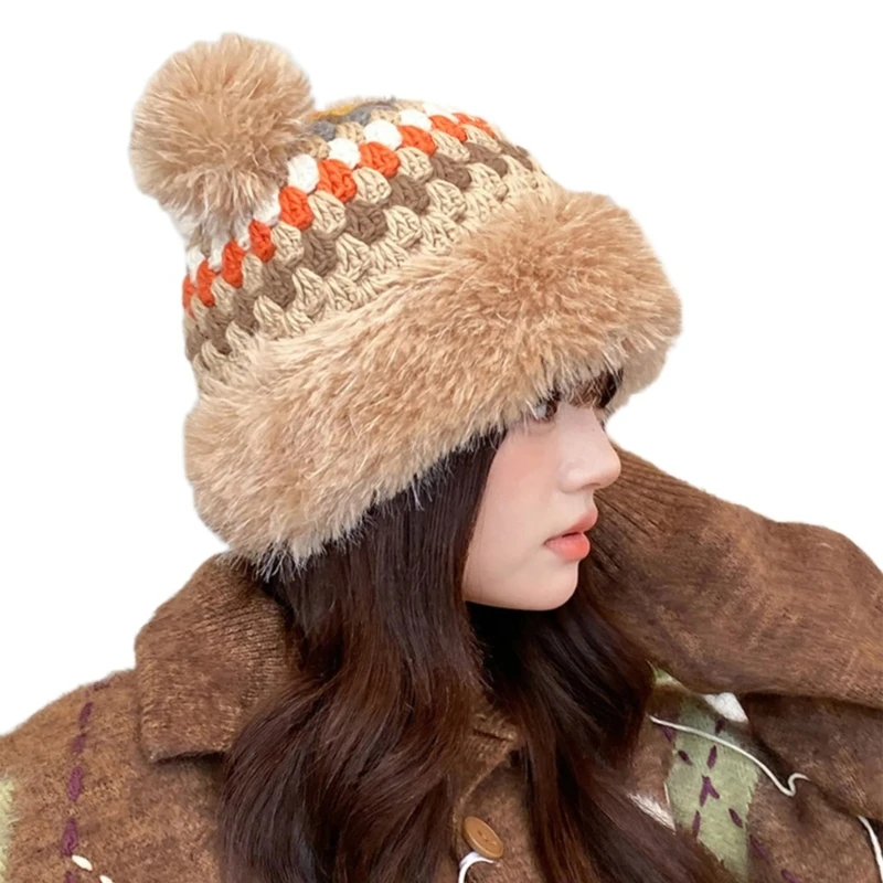 Унисекс шапка с плюшевым мишкой плюшевая утолщенная для холодной погоды теплая