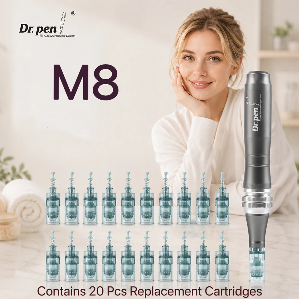 Фото Беспроводной Dr. Ручка-аппликатор Pen M8 с 6-ступенчатой регулировкой и 20 картриджами, длина иглы 0,25 мм №1