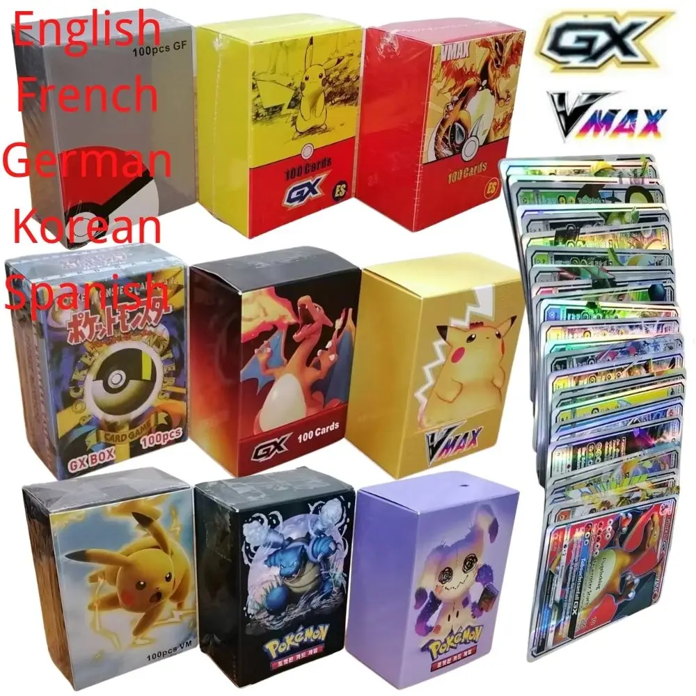 

2022 New Portuguese Pokemon Cards Vmax Charizard Pikachu Carte Pokémon Game Battle Carte Trading Shining Cards