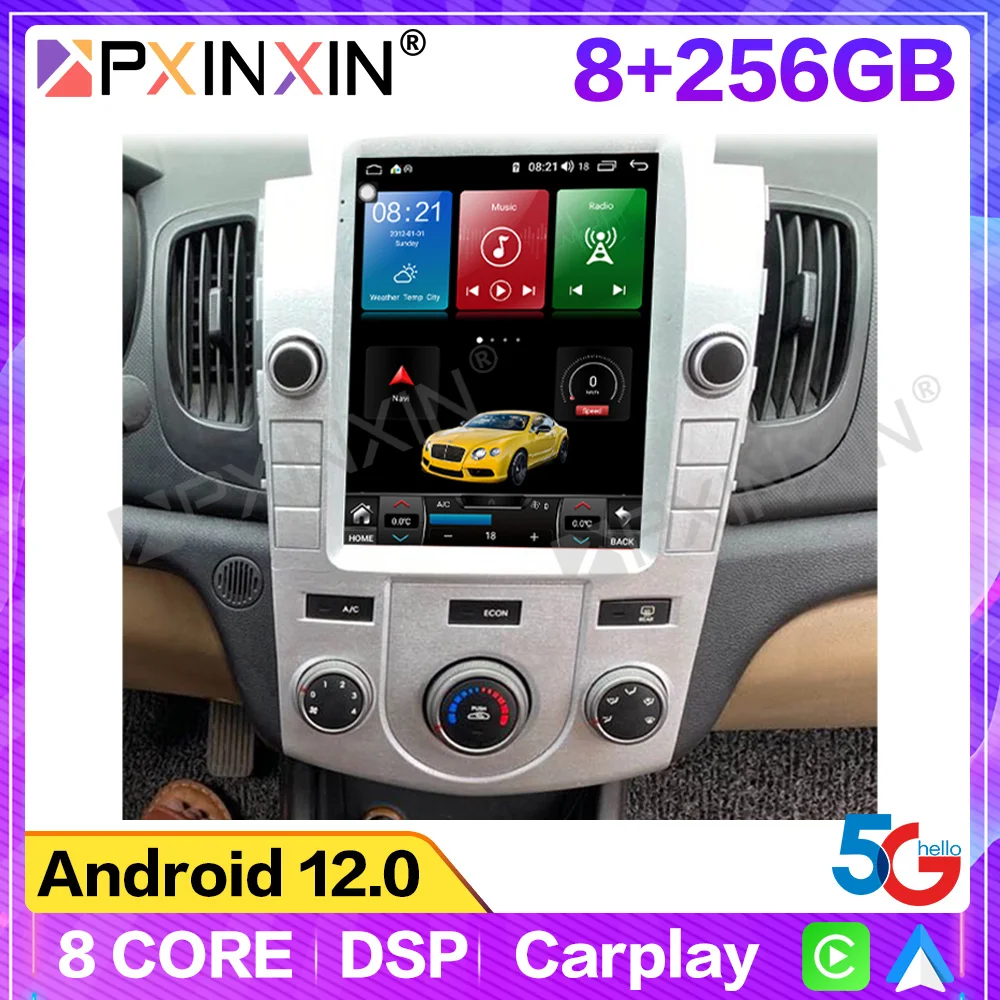 Android 12 0 для KIA Forte 2009-2012 автомобильный мультимедийный плеер GPS-навигация головное