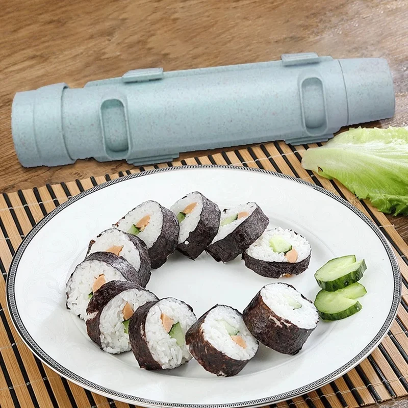 

Сделай Сам, машина для суши, быстрое суши Базука, японский ролик, форма для риса, инструменты для перекатки овощей и мяса, кухонный инструмен...