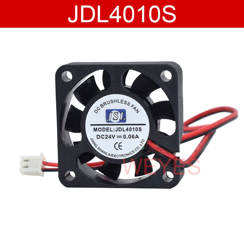 

Well Tested JDL4010S DC24V 0.06A 2-Wire 4010 40X40X10MM Cooling Fan For JSL