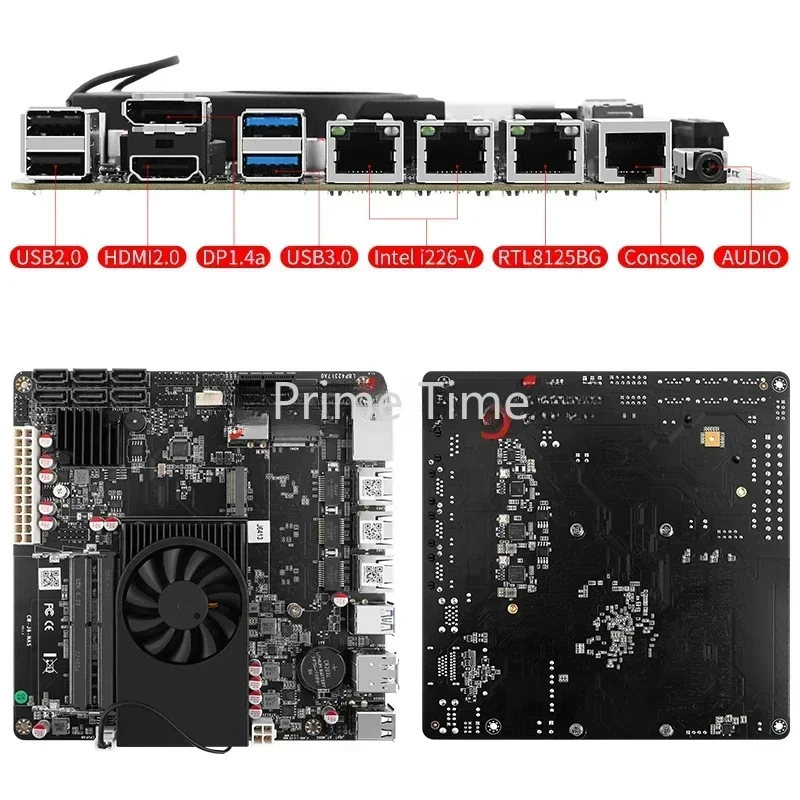 J6412/J6413NAS Demon Board-AIO-T6 6-байтовый корпоративный класс NAS частное облачное сетевое