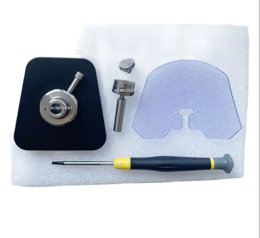 

1 набор стоматологических базовых направляющих для выравнивания зубных протезов Магнитная пластиковая синяя пластина подходит для Amann Girrbach