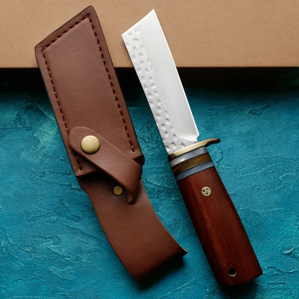 HUANGFU Высококачественный уличный нож с фиксированным лезвием и сталью 8cr13mov для