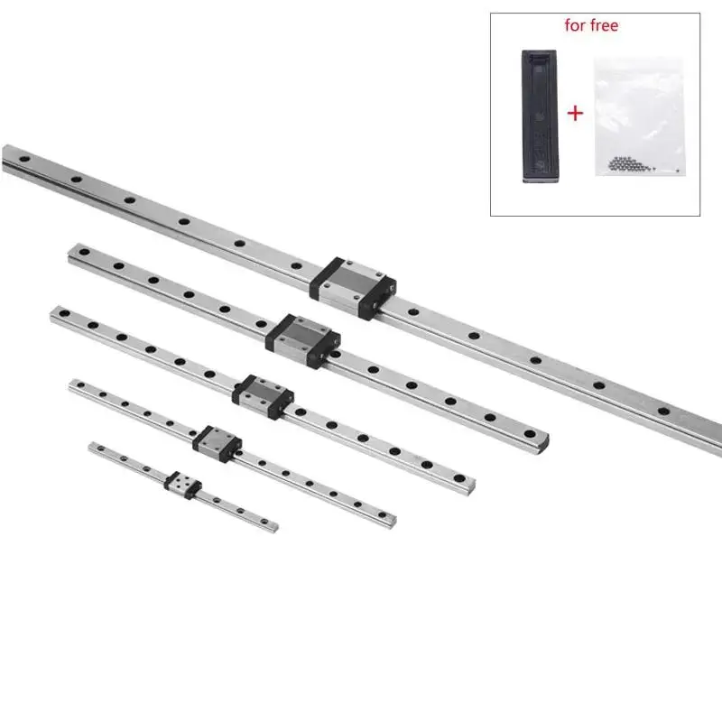 1 шт. MGN9C MGN9H MGN12C MGN12H MGN7C MGN7H MGN15C MGN15H Линейная направляющая 150 мм300 мм 350 400 450 500 с