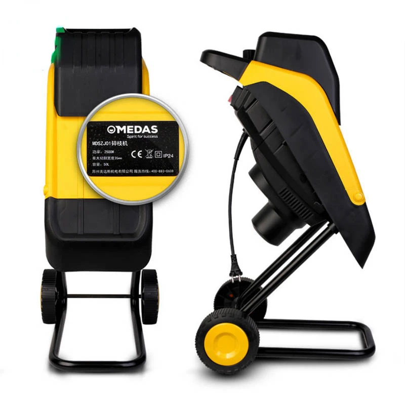 

Измельчитель ветвей дерева, мобильный садовый Электрический измельчитель