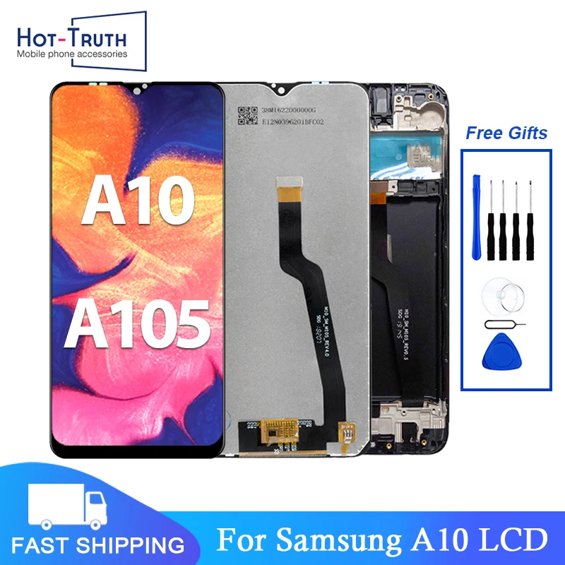 For Samsung Galaxy A10 A105 LCD Display Touch Digitizer Screen Assembly Mobile Phone Replacement 100% Tested With Tools AAA+