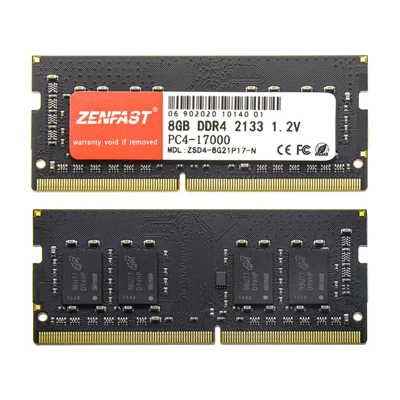 ZENFAST Memoria Ram DDR3 DDR4 8GB 16GB 4GB Laptop Notebook 1333 1600MHz 2133 2666 2400MHz Sodimm Memória For Intel and AMD |