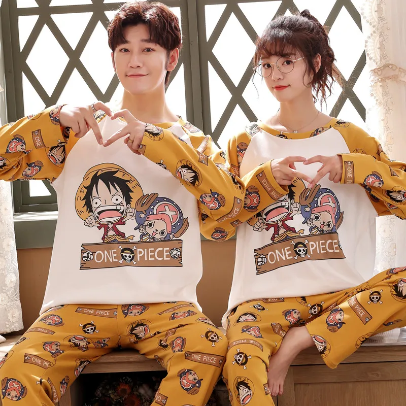 Man pijamas Sleep tops Pants pajama sets Women pijama Cotton Male Female Sleepwear couple Home clothes pyjama homme pijama muje