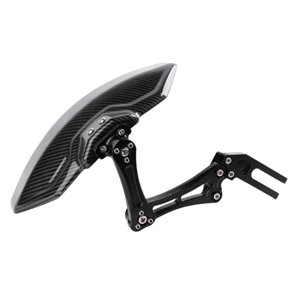 

Motorcycle Rear Fender Wheel Mudguard Mud Flap Carbon Fiber Splash Guard Cover for Tires Below 14 inch , MF061-A