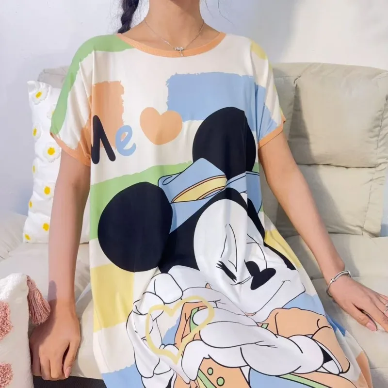 Женское летнее платье MINISO с Микки Маусом и Минни