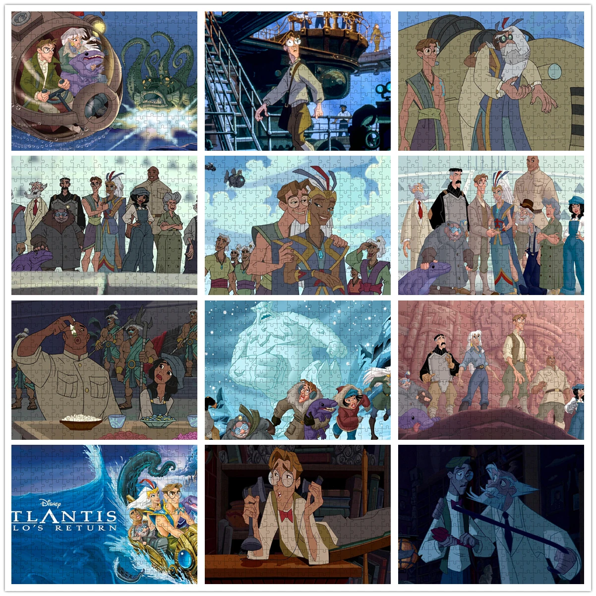 

Disney Cartoon 1000 Pieces Puzzle Adventure Children's Brain Burning Game Puzzle Gift Preferred